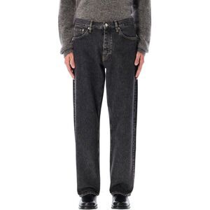 SUNFLOWER Men's Relaxed Fit Denim Jeans Men BLACK STONE Pants